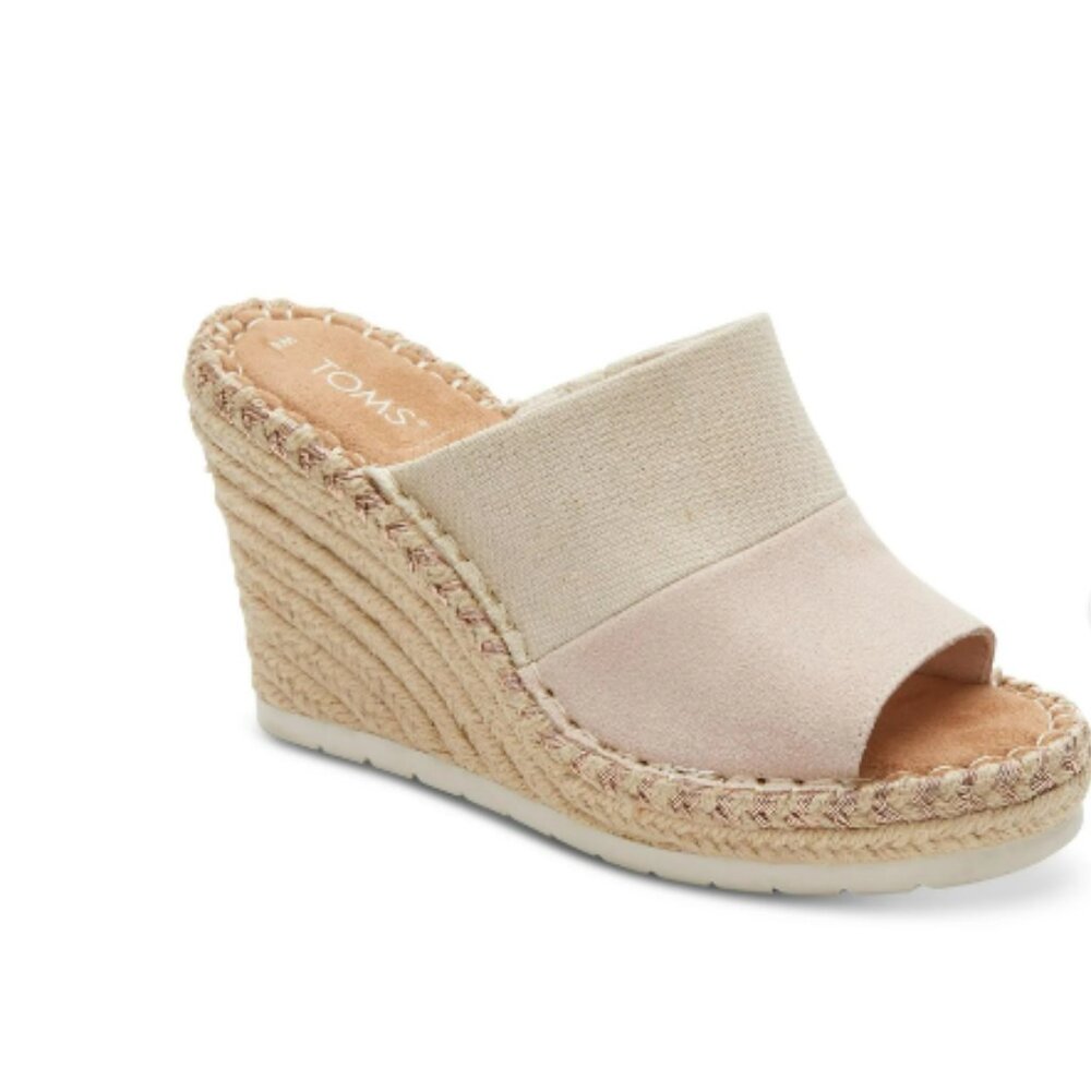 Toms Cream Wedges